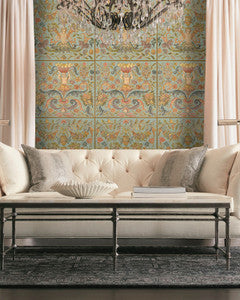 Mind The Gap Wallpaper BROCADE Powder Wallpaper (WP20371)