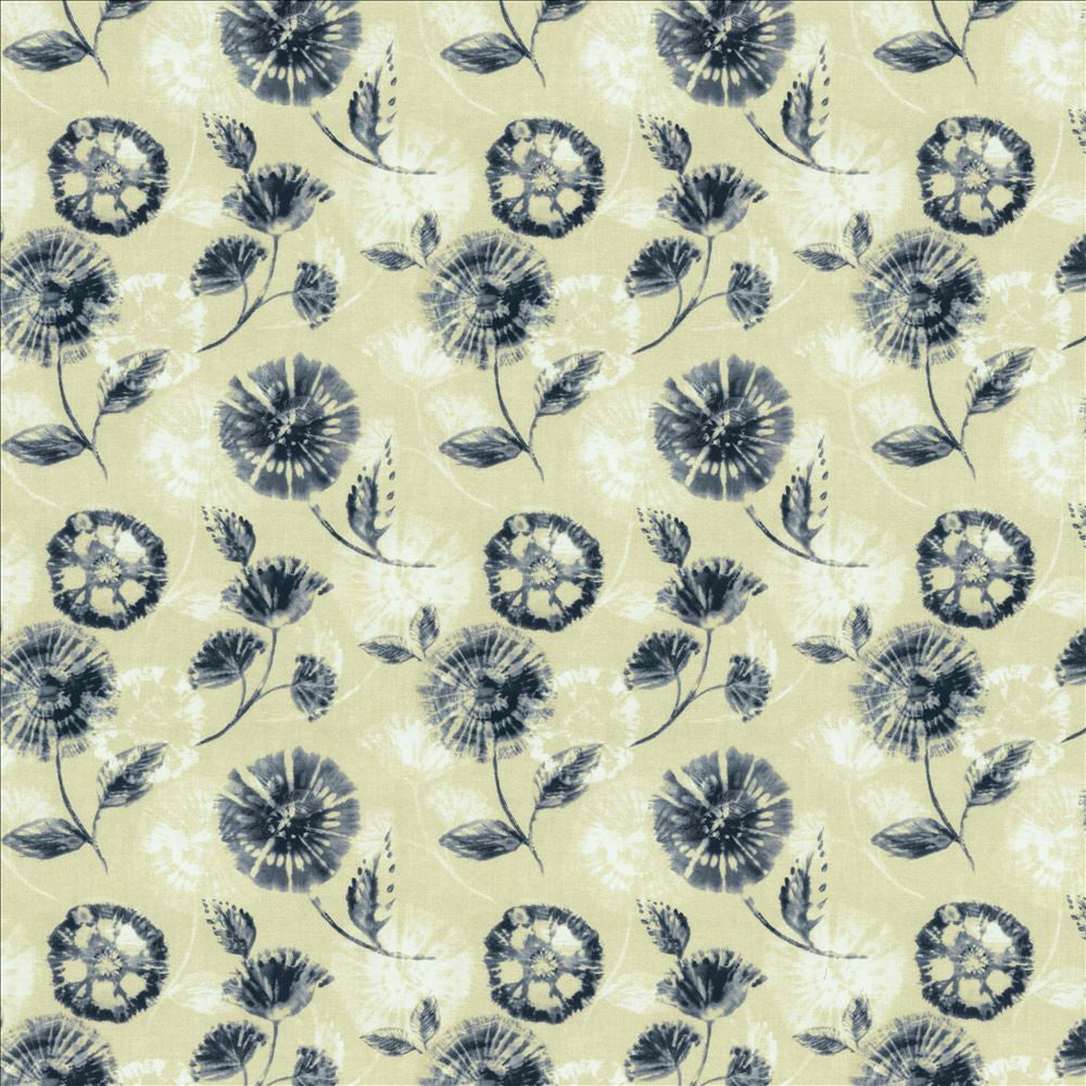 Renew Navy  by Kasmir Designer Fabric 1454 100% Cotton
 INDIA 9,000 Wyzenbeek Double Rubs Horizontal: 13 4/8 inches and Vertical: 12 4/8 inches 54  - Swanky Fabrics -
