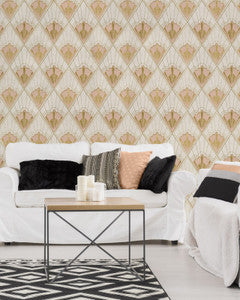 Mind The Gap Wallpaper REVIVAL Taupe (WP20232)