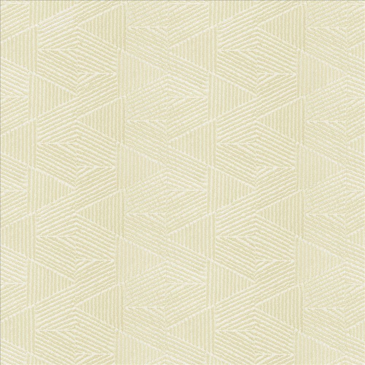 Rhombus White by Kasmir Designer Fabric See sample 100% Polyester
 INDIA Not Tested </p><p>Repeat: Horizontal: 9 2/8 inches and Vertical: 4 6/8 inches 55 - Swanky Fabrics -