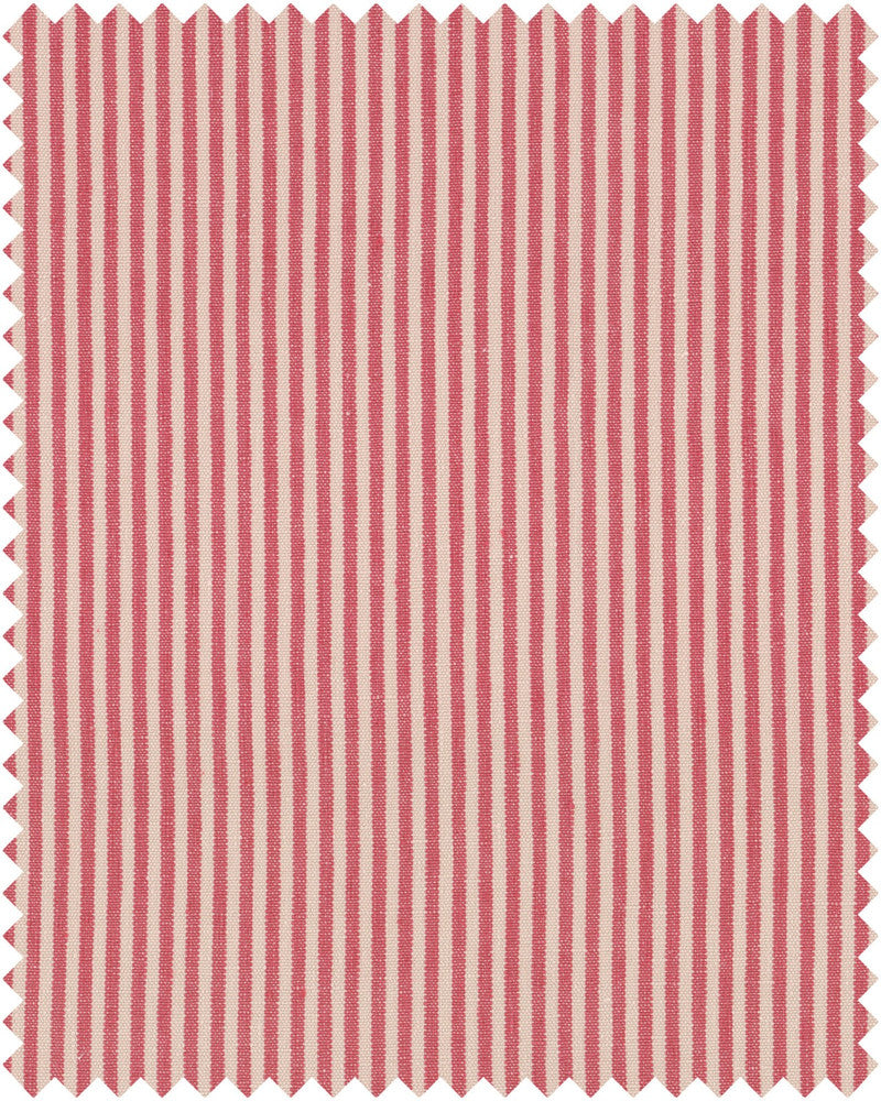 Rhubarb Stripe Heavy Linen by Mind the Gap Designer Fabric TRANSYLVANIAN ROOTS 100% Linen Made in Turkey W 150cm x L 50cm / W 59in x L 19.6in 59.05in - Swanky Fabrics -