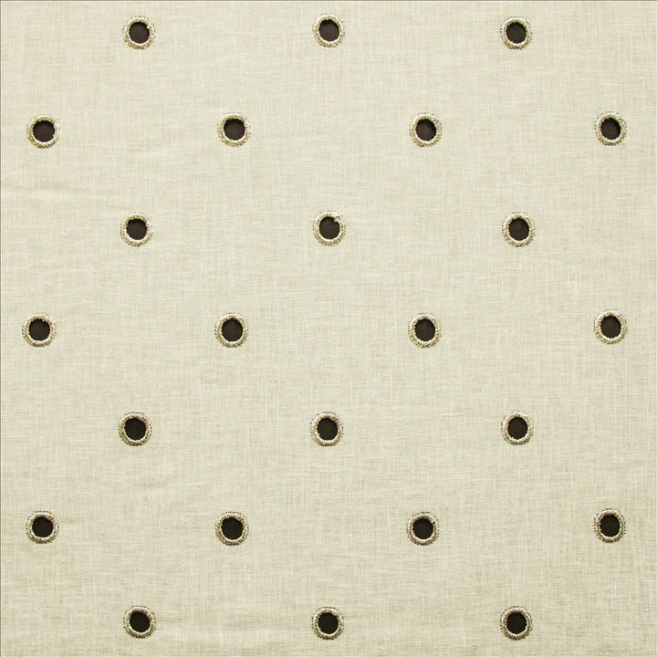 Rings Ivory by Kasmir Designer Fabric See sample 65% Cotton
35% Polyester
 INDIA Not Tested </p><p>Repeat: Horizontal: 4 4/8 inches and Vertical: 4 6/8 inches 54 - Swanky Fabrics -