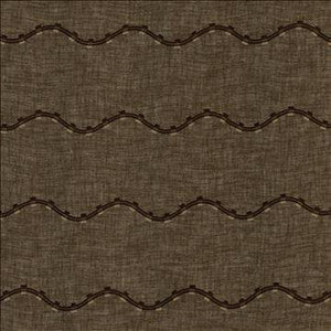 Rollercoaster Chocolate by Kasmir Designer Fabric