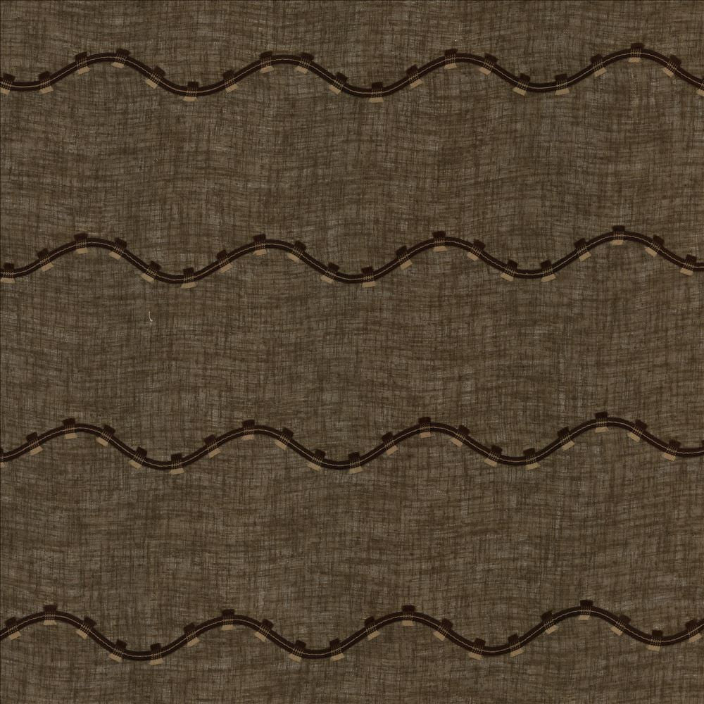 Rollercoaster Chocolate by Kasmir Designer Fabric 1444 100% Polyester
Embroidery
100% Polyester
 TURKEY </p><p>Repeat: Horizontal: 6 inches and Vertical: 6 inches 114 - 118 - Swanky Fabrics -