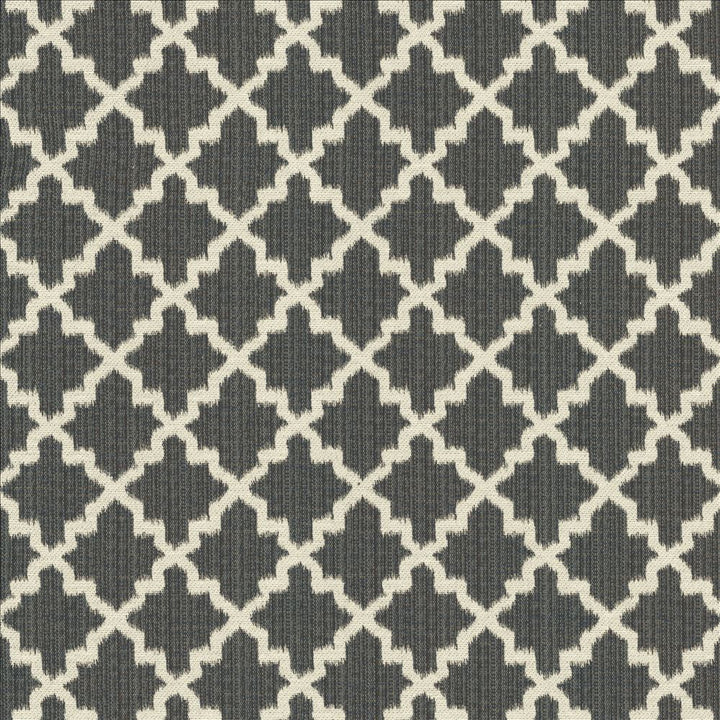 Roncador Charcoal by Kasmir Designer Fabric 5123 58% Cotton
42% Polyester
 TURKEY </p><p>Repeat: Horizontal: 2 7/8 inches and Vertical: 3 inches 54 - Swanky Fabrics -