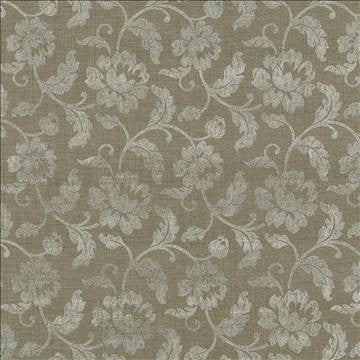 Rothchild Damask Silver by Kasmir Designer Fabric 1416 84% Polyester 16% Cotton INDIA 9,000 Wyzenbeek Double Rubs H: 18 inches, V: 13 4/8 inches 55 - Swanky Fabrics - Kasmir