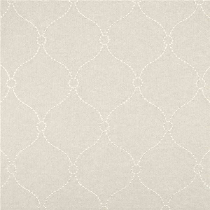 Rotunda Ivory by Kasmir Designer Fabric 5108 100% Polyester
 TURKEY Not Tested </p><p>Repeat: Horizontal: 6 2/8 inches and Vertical: 8 2/8 inches 118 - Swanky Fabrics -