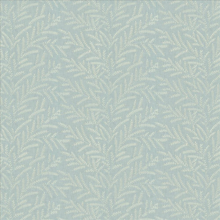 Rowan Leaf Skylight by Kasmir Designer Fabric 5156 52% Cotton 48% Polyester INDIA 30,000 Wyzenbeek Double Rubs Horizontal: 12 7/8 inches and Vertical: 6 2/8 inches 55 - Swanky Fabrics -