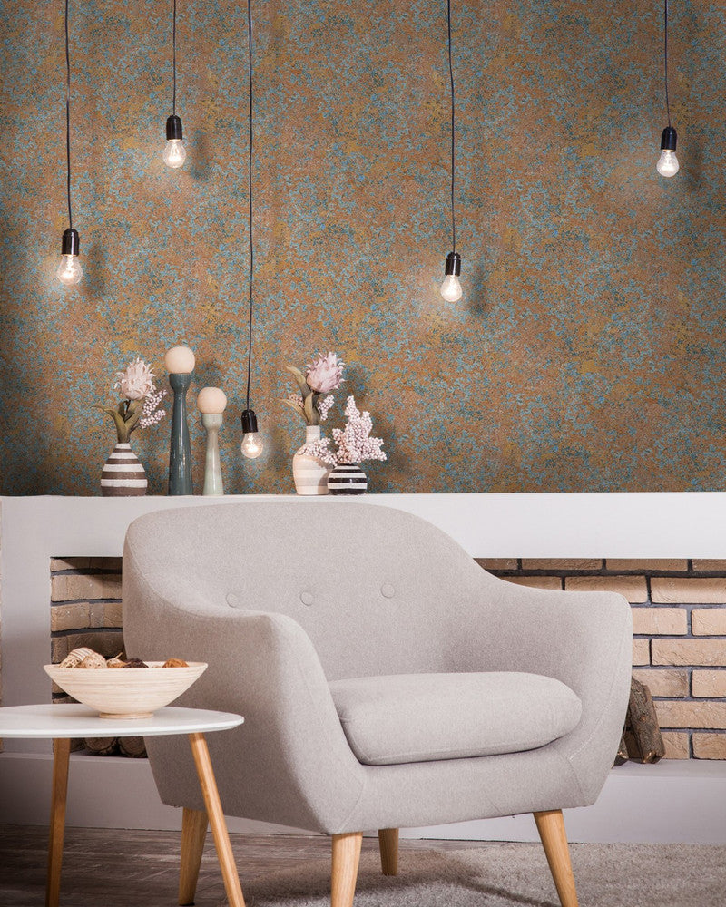 Rust Panel by Mind the Gap Designer Wallpaper PREMIUM DESIGNER WALLPAPER COLLECTION Non-woven Made in Europe Paste the wall 3 rolls x 20.5 x 3.25 yards - Swanky Fabrics -