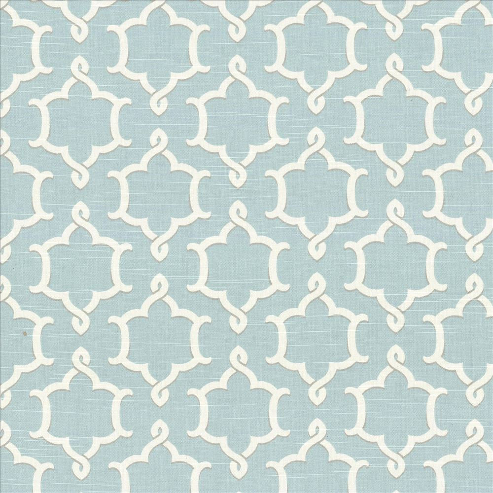 Ruzzini Opal  by Kasmir Designer Fabric 5089 100% Cotton
 USA 15,000 Wyzenbeek Double Rubs Horizontal: 6 6/8 inches and Vertical: 6 5/8 inches 50  - Swanky Fabrics -
