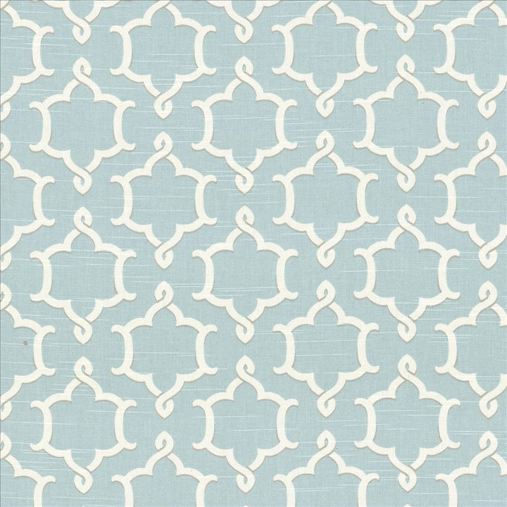 Ruzzini Opal by Kasmir Designer Fabric 5089 100% Cotton
 USA 15,000 Wyzenbeek Double Rubs </p><p>Repeat: Horizontal: 6 6/8 inches and Vertical: 6 5/8 inches 50 - Swanky Fabrics -