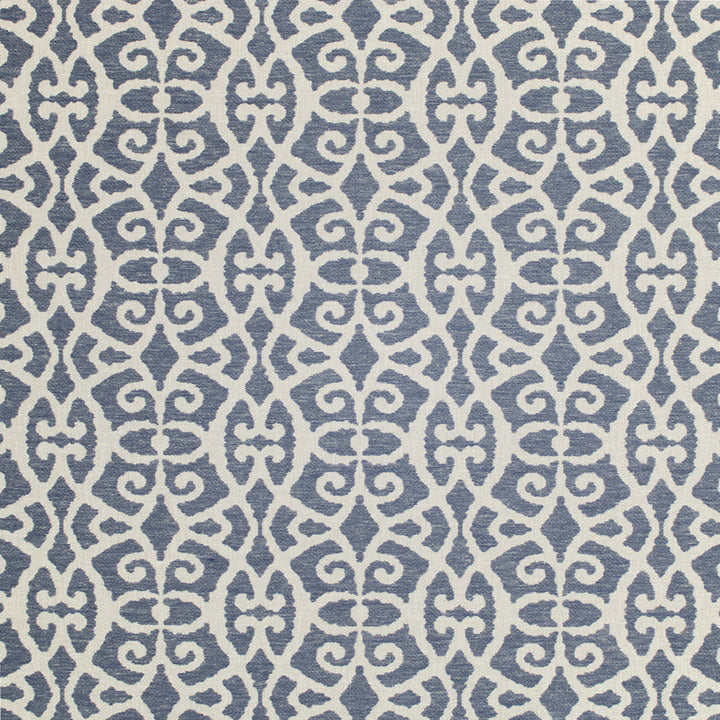 S6830 Lapis by Greenhouse Designer Fabric - 58% Polyester, 38% Cotton, 4% Linen India 15000 11.5" H, 11.6" V 54" - Swanky Fabrics -