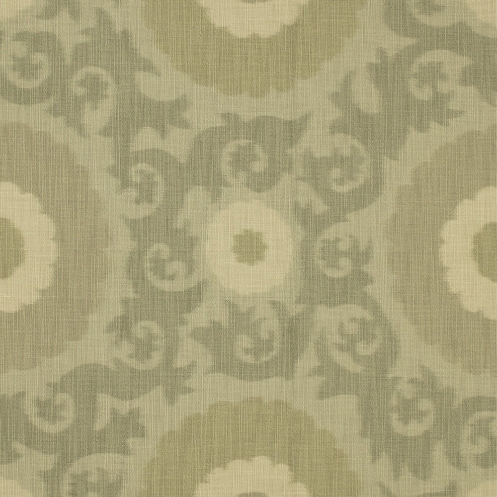 S7005 Sage by Greenhouse Designer Fabric - 75% Cotton, 25% Polyester India 51000 27" H, 27" V 54" - Swanky Fabrics -