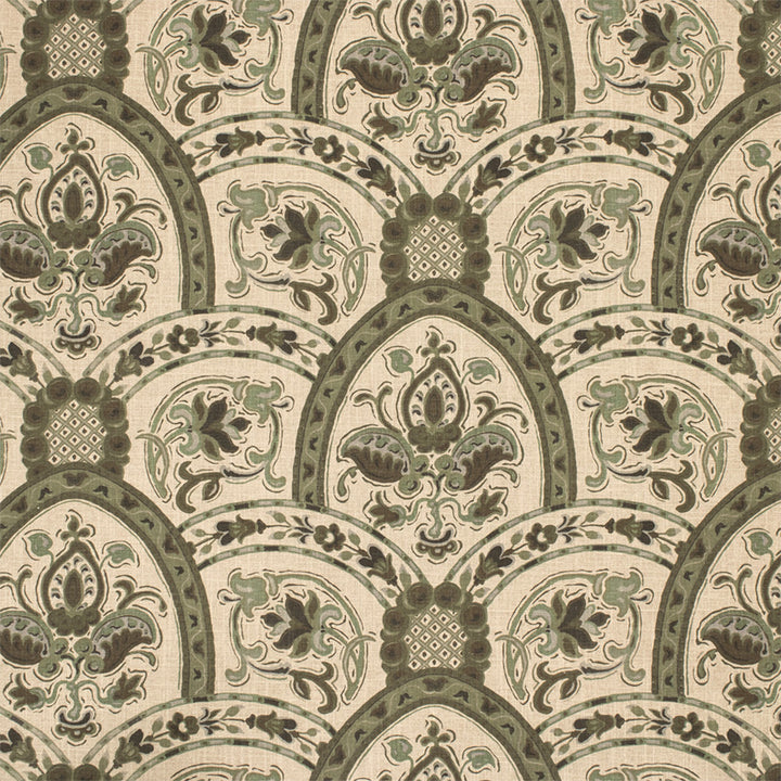 S7012 Hemlock by Greenhouse Designer Fabric - 55% Linen, 45% Cotton USA 20000 27" H, 14" V 56" - Swanky Fabrics -