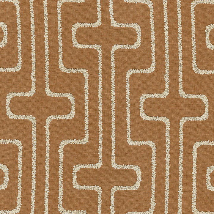 S7037 Vicuna by Greenhouse Designer Fabric - 100% Polyester India 55000 9" H, 8.75" V 53" - Swanky Fabrics -