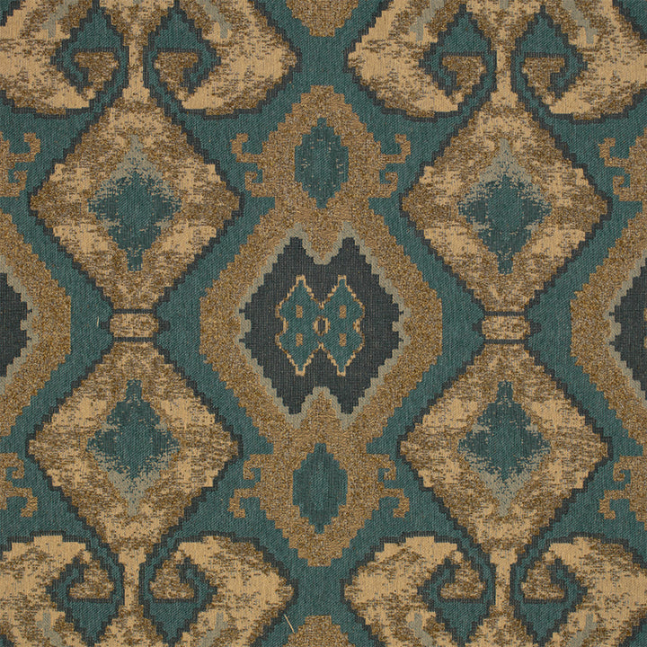 S7071 Topaz by Greenhouse Designer Fabric - 100% Polyester India 15000 27.99" H, 15" V 54" - Swanky Fabrics -