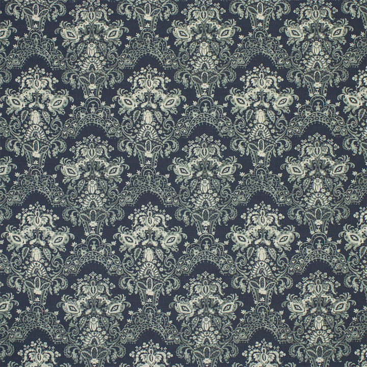 S7075 Night Sky by Greenhouse Designer Fabric - 97% Cotton, 3% Linen Pakistan 45000 9" H, 11.15" V 58" - Swanky Fabrics -