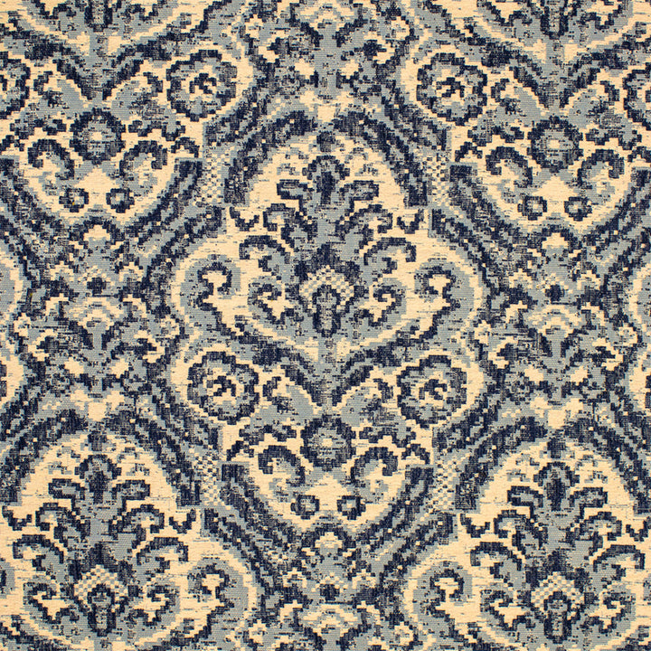 S7077 Azure by Greenhouse Designer Fabric - 66.02% Polyester, 24.88% Cotton, 6.83% Pre-Crcotn, 2.27% Pcr Polyester USA 33000 27.25" H, 20.75" V 54" - Swanky Fabrics -