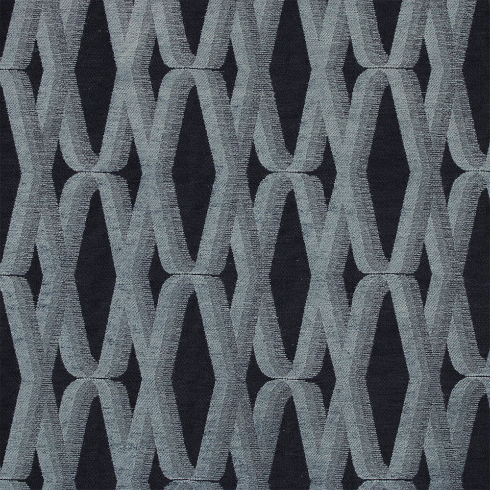 S7079 Indigo by Greenhouse Designer Fabric - 58.81% Rayon, 22.89% Cotton, 18.3% Polyester USA 33000 7.25" H, 8" V 57" - Swanky Fabrics -