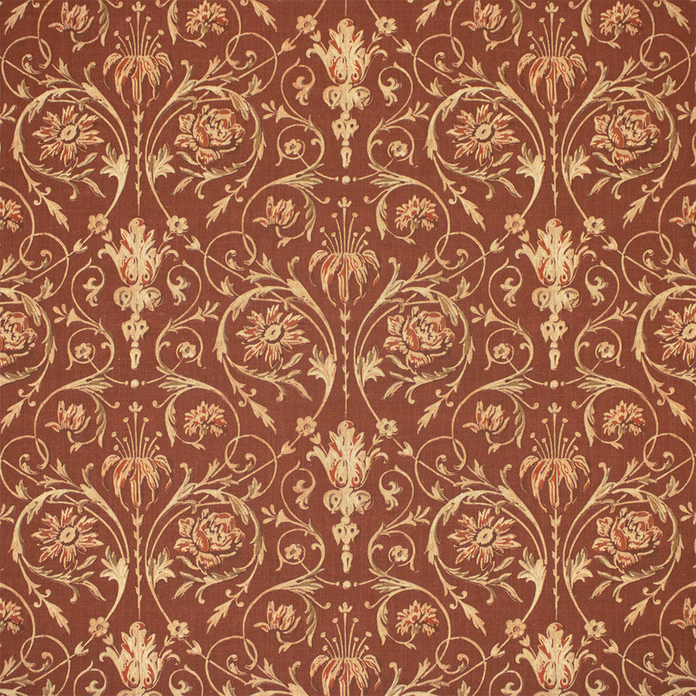 S7214 Vintage by Greenhouse Designer Fabric - 97% Cotton, 3% Linen Pakistan 20000 13.3" H, 13.5" V 58" - Swanky Fabrics -