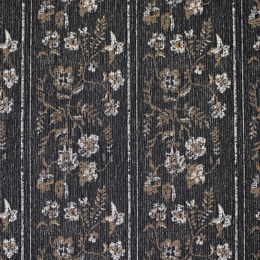S7253 Carbon by Greenhouse Designer Fabric - 43.52% Polyester Bc, 27.7% Recycled Cotton, 16.91% Polyester, 11.87% Recycled Polyester USA 56000 9" H, 13.5" V 54" - Swanky Fabrics -