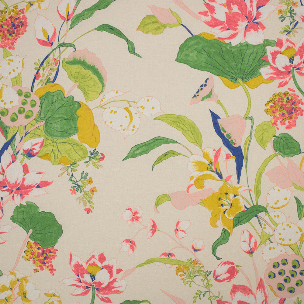 S7262 Primary by Greenhouse Designer Fabric - 55% Linen, 45% Cotton Spain 51000 27" H, 27" V 54" - Swanky Fabrics -