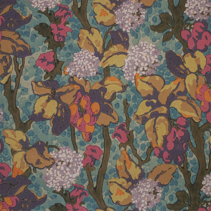 S7277 Cyan by Greenhouse Designer Fabric - 55% Linen, 45% Cotton Spain 51000 27" H, 22" V 54" - Swanky Fabrics -