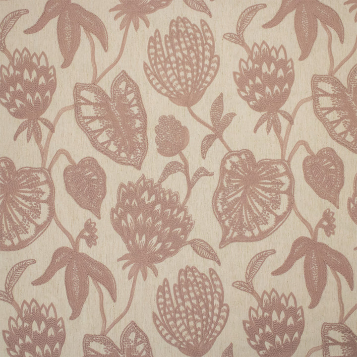 S7278 Blush by Greenhouse Designer Fabric - 65% Polyester, 35% Cotton (Embroidery: 100% Polyester) India 9000 17.25" H, 18.25" V 54" - Swanky Fabrics -