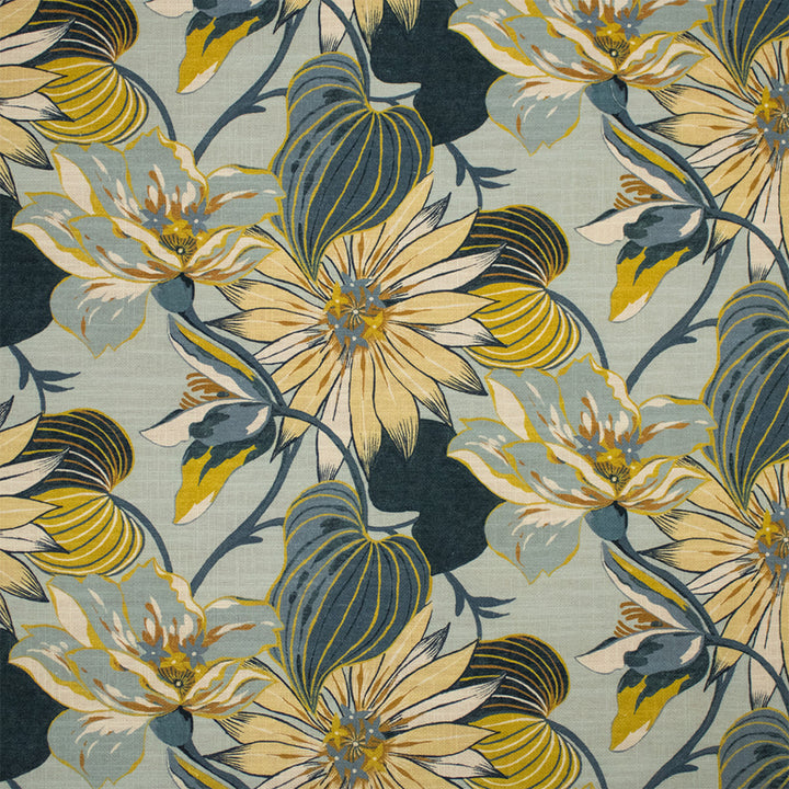 S7325 Atlantic by Greenhouse Designer Fabric - 75% Cotton, 25% Linen Pakistan DRAPERY 27" H, 13.5" V 55" - Swanky Fabrics -