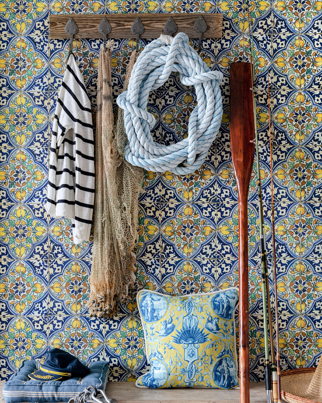 Sardegna Tiles wallpaper by Mind the Gap (WP20574), view 3