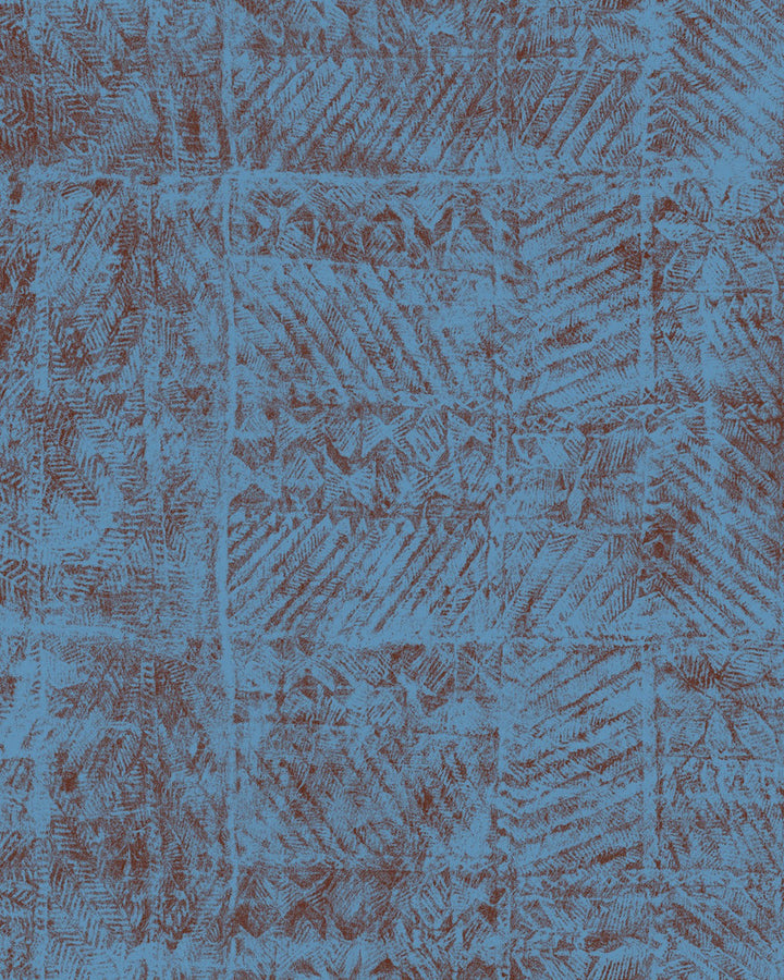 Samoa Chocolate Wallpaper by Mind the Gap Designer Wallpaper MINNIE KEMP X MINDTHEGAP Non-woven Made in Europe Paste the wall 3 rolls x 20.5 x 3.25 yards - Swanky Fabrics -