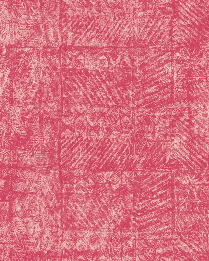 Samoa Raspberry Wallpaper by Mind the Gap Designer Wallpaper MINNIE KEMP X MINDTHEGAP Non-woven Made in Europe Paste the wall 3 rolls x 20.5 x 3.25 yards - Swanky Fabrics -