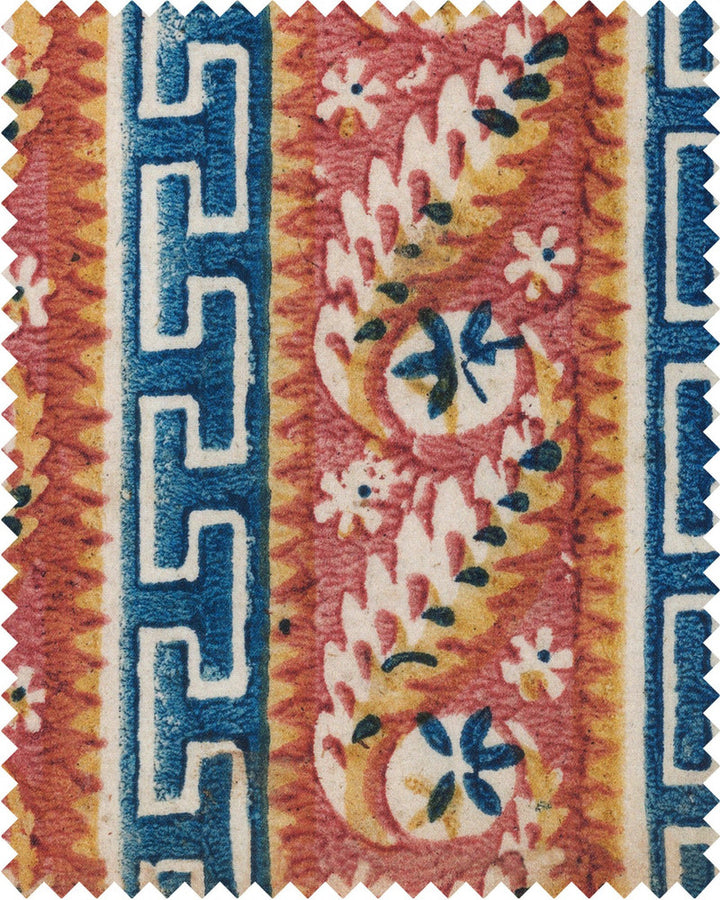 Mind The Gap Fabric SAMOTHRAKI Fabric (FB00066) | FB00066 | SUNDANCE VILLA | Blue, Orange, Yellow | Fabric Carolina | https://www.fabriccarolina.com/