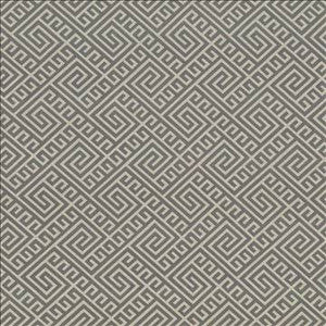Sancai Fret Grey by Kasmir Designer Fabric