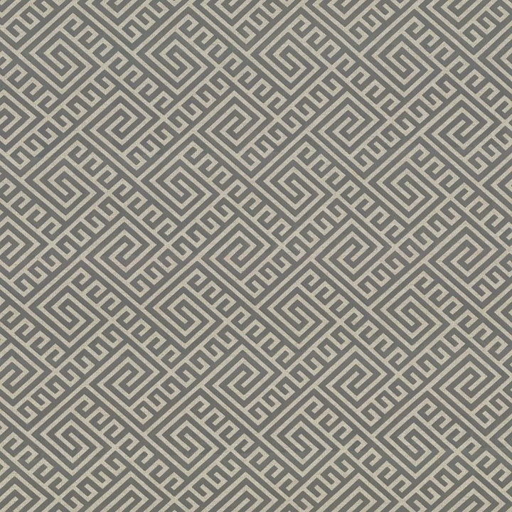 Sancai Fret Grey by Kasmir Designer Fabric See sample 66% Cotton
14% Acrylic
11% Nylon
9% Rayon
 USA 15,000 Wyzenbeek Double Rubs </p><p>Repeat: Horizontal: 7 4/8 inches and Vertical: 8 6/8 inches 54 - Swanky Fabrics -