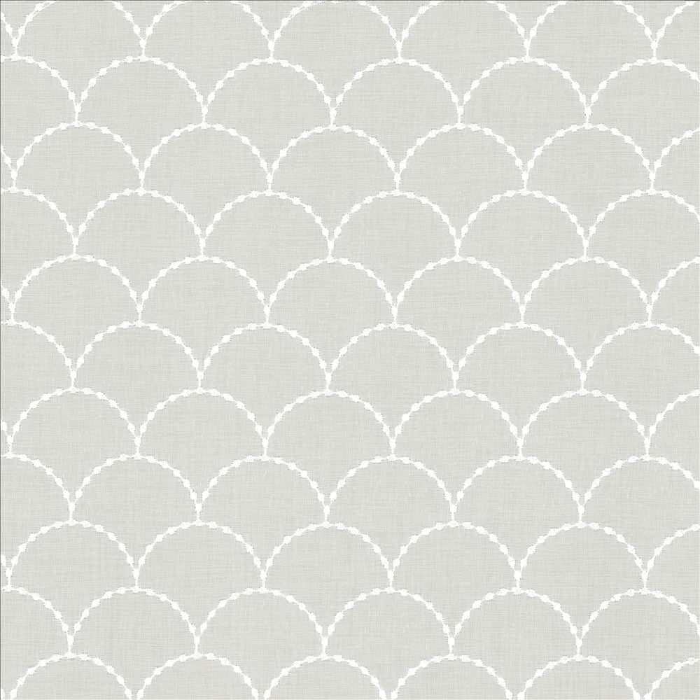 Scalloped Ivory by Kasmir Designer Fabric 5108 100% Polyester
 TURKEY </p><p>Repeat: Horizontal: 3 inches and Vertical: 3 inches 118 - 125 - Swanky Fabrics -