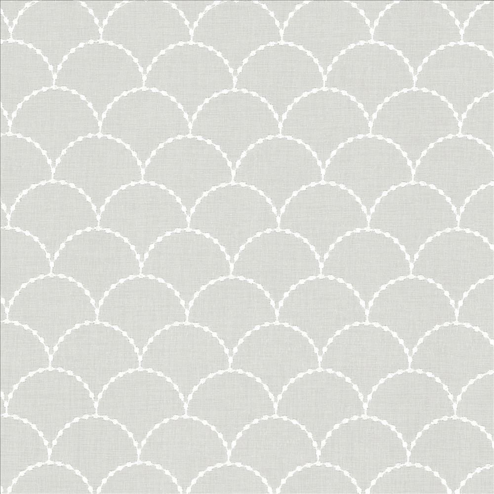 Scalloped Ivory  by Kasmir Designer Fabric 5108 100% Polyester
 TURKEY Not Tested Horizontal: 3 inches and Vertical: 3 inches 118  - Swanky Fabrics -