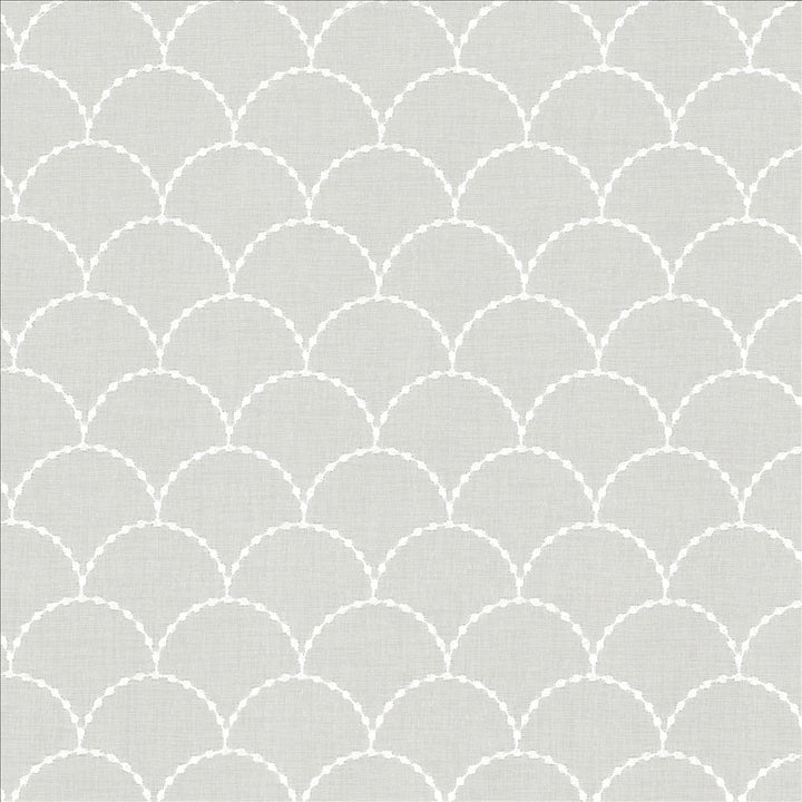 Scalloped Ivory  by Kasmir Designer Fabric 5108 100% Polyester
 TURKEY Not Tested Horizontal: 3 inches and Vertical: 3 inches 118  - Swanky Fabrics -