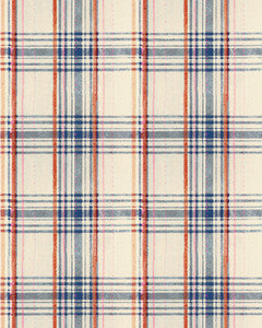 Mind The Gap Wallpaper SEAPORT PLAID Cream Wallpaper (WP30068)