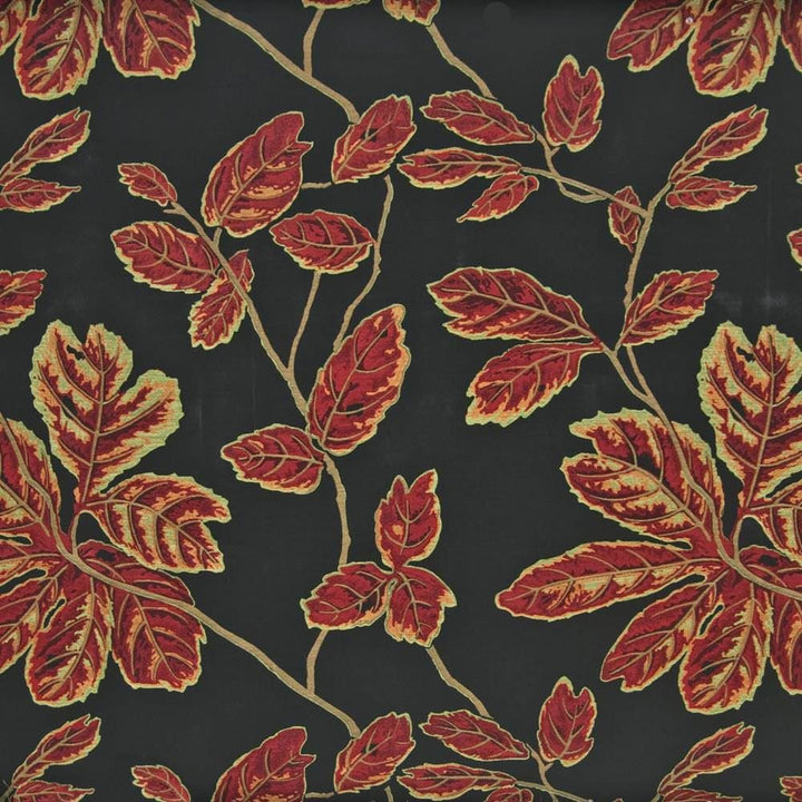 Secret Garden Licorice by Kasmir Designer Fabric 1386 75% Rayon 25% Polyester CHINA 15,000 Wyzenbeek Double Rubs Horizontal: 29 inches and Vertical: 27 4/8 inches 54 - Swanky Fabrics -