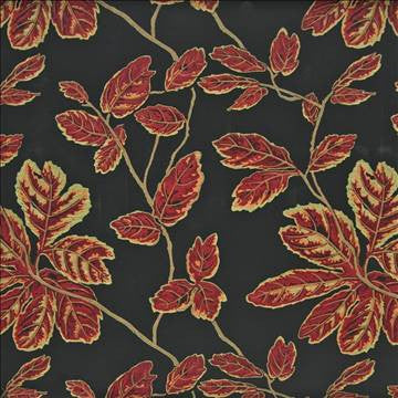 Secret Garden Licorice by Kasmir Designer Fabric 1386 75% Rayon 25% Polyester CHINA 15,000 Wyzenbeek Double Rubs H: 29 inches, V: 27 4/8 inches 54 - Swanky Fabrics - Kasmir