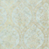 CORDOBA DAMASK Metallic on Slate T8663 by Thibaut Designer Wallpaper