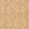 CORDOBA DAMASK Taupe T8662 by Thibaut Designer Wallpaper