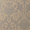 DREXEL Silver on Taupe T7630 by Thibaut Designer Wallpaper