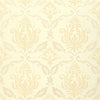 JULIE DAMASK Beige T4766 by Thibaut Designer Wallpaper