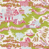 LUZON Green and Raspberry T36106 by Thibaut Designer Wallpaper