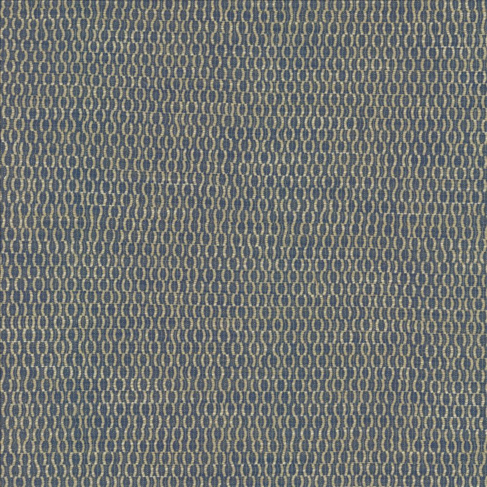 Sequence Denim by Kasmir Designer Fabric 5143 38% Polyester
28% Acrylic
22% Rayon
12% Recycled Cotton
 USA </p><p>Repeat: Horizontal: 6 6/8 inches and Vertical: 7 2/8 inches 54 - Swanky Fabrics -