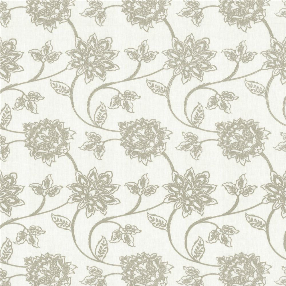 Serena Sterling by Kasmir Designer Fabric 1451 70% Polyester
30% Cotton
 INDIA Not Tested </p><p>Repeat: Horizontal: 12 7/8 inches and Vertical: 18 5/8 inches 54 - Swanky Fabrics -