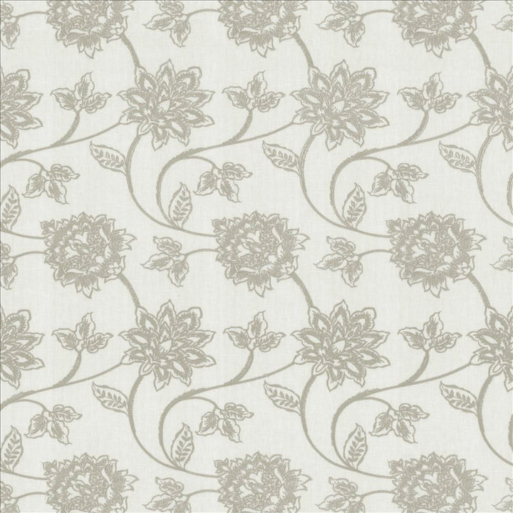 Serena Sterling  by Kasmir Designer Fabric 1451 70% Polyester
30% Cotton
 INDIA Not Tested Horizontal: 12 7/8 inches and Vertical: 18 5/8 inches 54  - Swanky Fabrics -