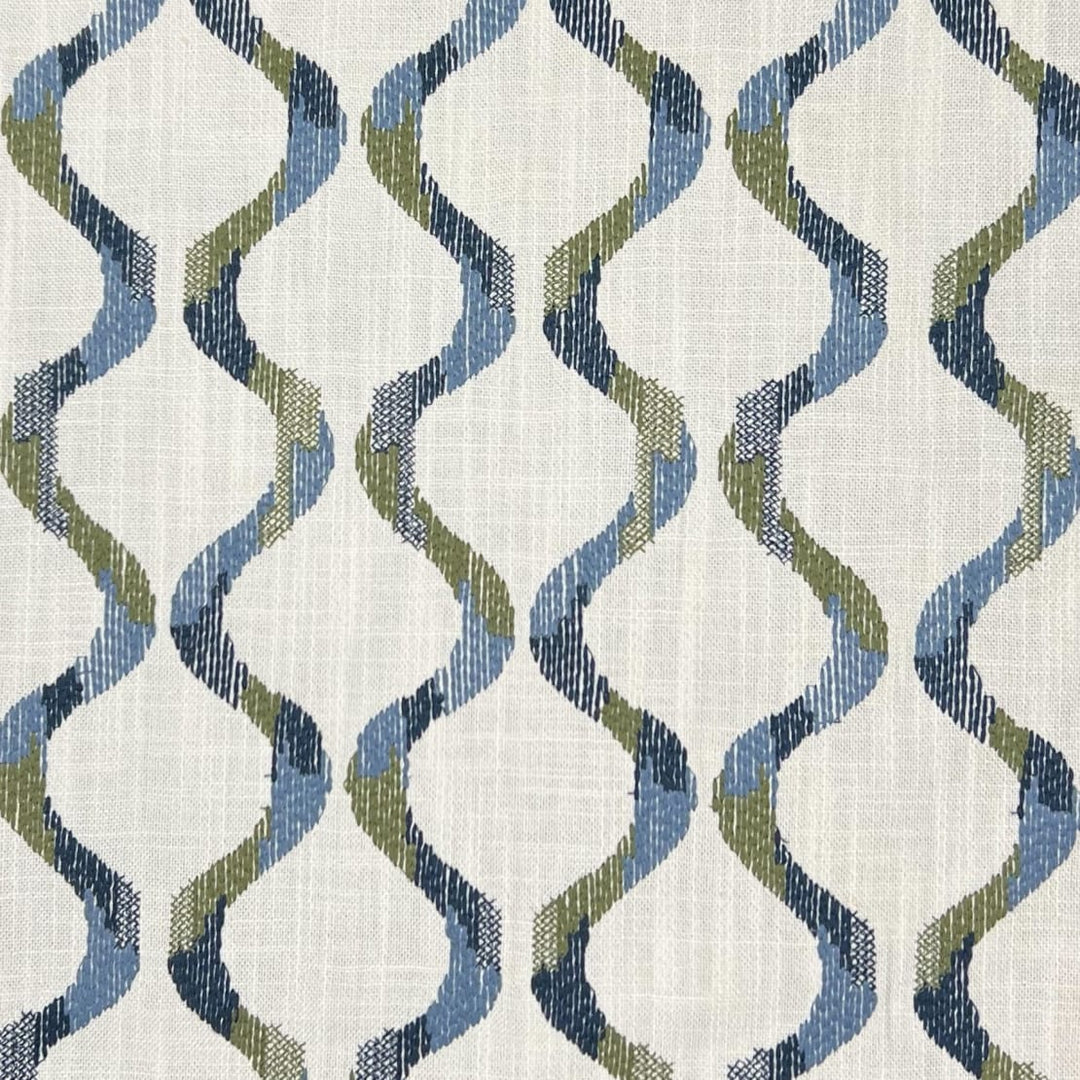 Sezincote Riverbend Ogee Pond by Europatex Designer Fabric